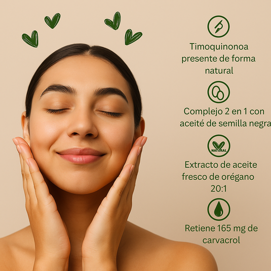 🌿 Aceite de Orégano + Semilla Negra Natural™ – Cápsulas potentes para el bienestar diario