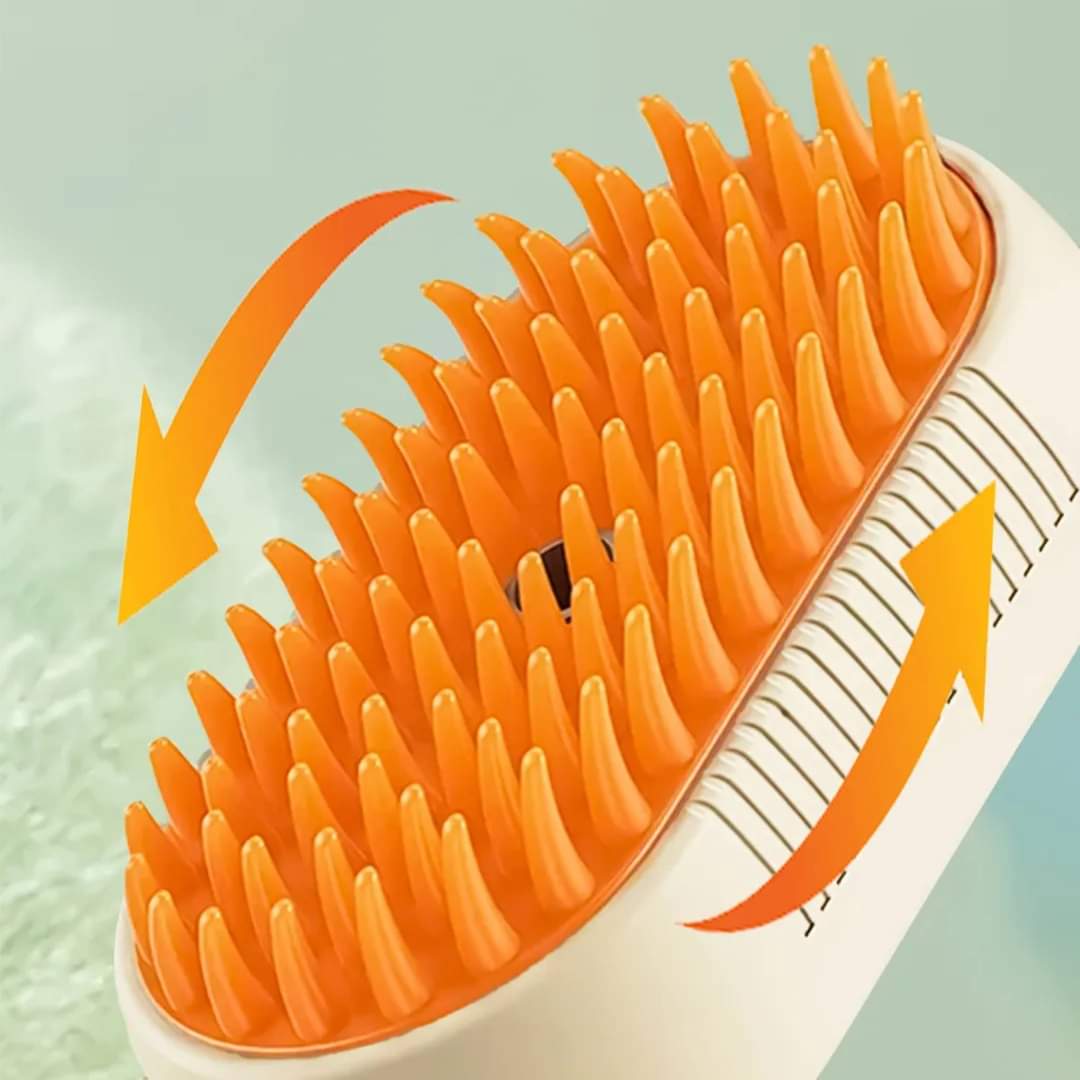 🐾 SteamBrush Pro – ¡PEINA, LIMPIA Y RELAJA A TU MASCOTA EN UN SOLO PASO!