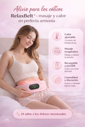 🌸 RELAXBELT™ - ¡ALIVIA CÓLICOS CON CALOR Y MASAJE TERAPÉUTICO!