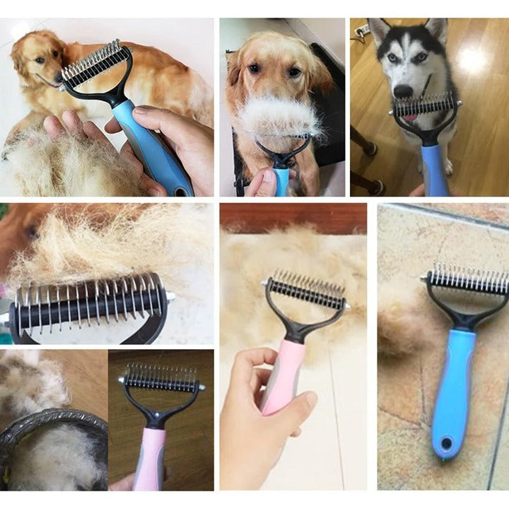 🐾 CEPILLO ANTINUDOS MASCOTA KNOTFREE PRO – ¡DESENREDA, LIMPIA Y CUIDA SU PELAJE SIN DOLOR!