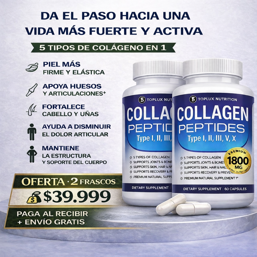 🧬Collagen Peptides - Firmeza, elasticidad y movilidad en una sola fórmula